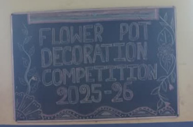 Flower pot decoration SSJCBSE -Nanadi 2025