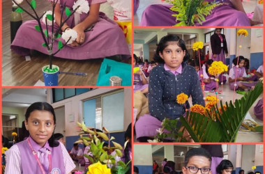 Flower pot decoration SSJCBSE -Nanadi 2025