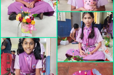 Flower pot decoration SSJCBSE -Nanadi 2025